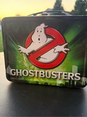 Ghostbusters Kids Metal Lunchbox - Green and Black
